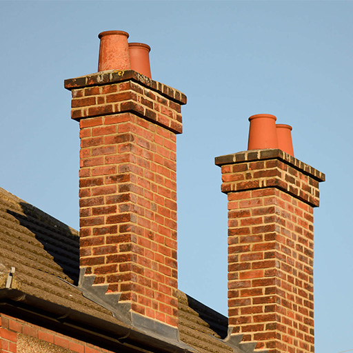 Image of newly repaired chimney